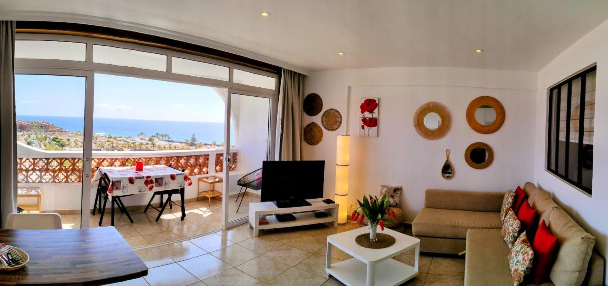 Palm-Mar Appartement Celeste 250M De L'Ocean Vue Mer Panoramique Εξωτερικό φωτογραφία
